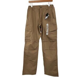 LA Police Gear Urban Ops Tactical Pants 30W/34L Coyote Brown Teflon Fabric Prote